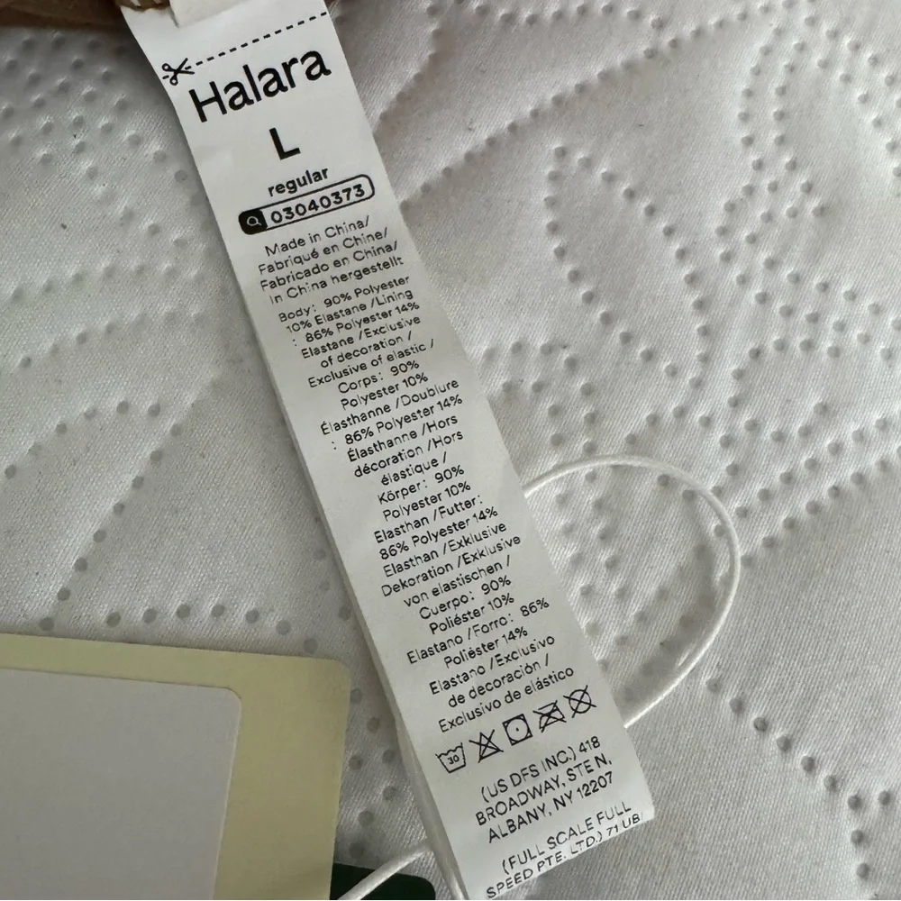 Halara Crossover High Waisted 2-in-1 Fringe Hem Bodycon Mini Skirt Faux Suede L - Picture 8 of 8